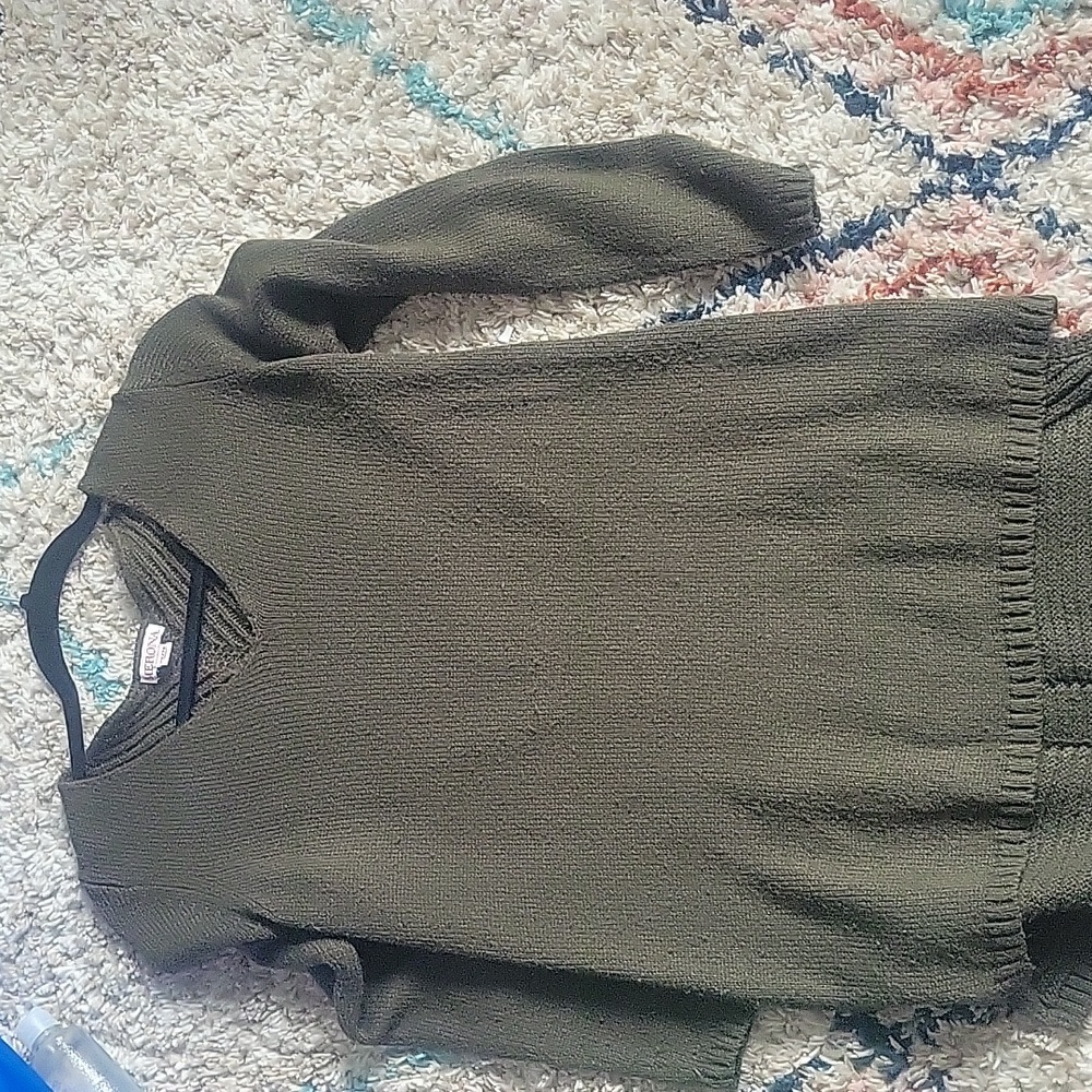 Forest green, MERONA sweater, size: XS